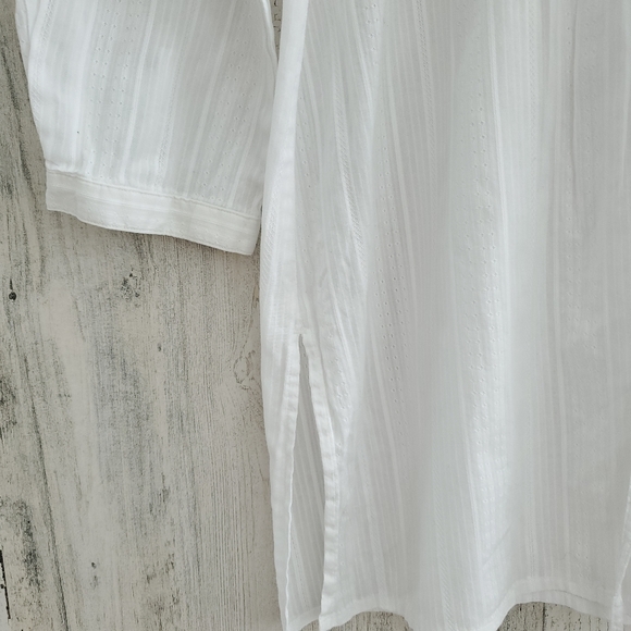 J.Jill Top Pintucked Cotton Tunic - Picture 6 of 10